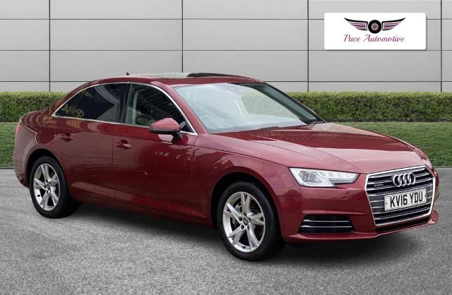 Audi A4 2.0 TDI Sport S Tronic quattro Euro 6 (s/s) 4dr Saloon Diesel Red